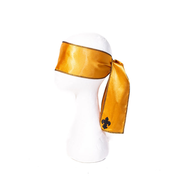 SiaLinda: Augenbinde Zola II Aurelia, gold gelb metallic, Satin - SiaLinda.com